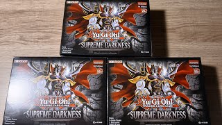 YuGiOh Supreme Darkness Pack Opening [upl. by Eniamrehs]