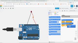 tinkercad tuto faire clignoter la LED [upl. by Shakespeare]