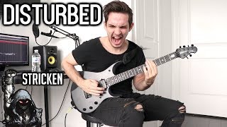 Disturbed  Stricken  GUITAR COVER 2019  Screen Tabs [upl. by Maria]