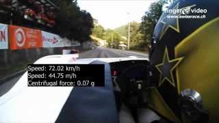 TERRIFIC Onboard Hillclimb St Ursanne  Les Rangiers 2012  Osella FA 30  V8 30  Marcel Steiner [upl. by Sylera973]