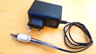 Simplest DIY Soldering Iron [upl. by Ahsaet659]