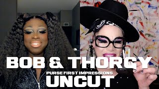 Purse First Impressions Uncut  Bob The Drag Queen amp Thorgy  Drag Race AllStars 6 EP3 [upl. by Lrub896]