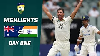 Australia v India 202425  Second Test  Day One [upl. by Victorine]