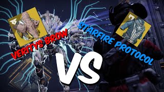 Veritys Brow Vs Starfire protocol  Destiny 2 [upl. by Nivan86]