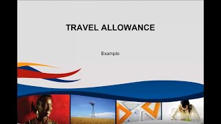 2021 Travel allowance example [upl. by Kryska495]