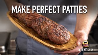 How to Make the Perfect Hamburger Patty [upl. by Gierk98]