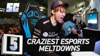 5 Craziest Meltdowns in eSports History  LoL eSports [upl. by Pierrepont995]