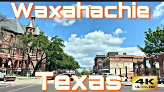 Waxahachie Texas  City Tour amp Drive Thru [upl. by Htilil]