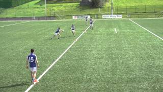 Gaelic Football Kickpass drill 1 [upl. by Euqinomad]