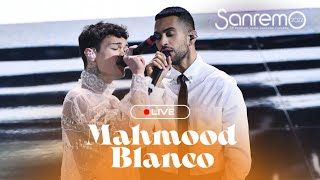 Mahmood BLANCO  Brividi LIVE Sanremo 2022 [upl. by Neerhtak55]