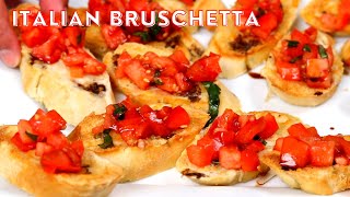 The Easiest Italian Bruschetta Recipe  Italian Bruschetta [upl. by Ylrac]