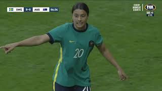 Mini Match  Westfield Matildas v Sweden [upl. by Ahsyek920]