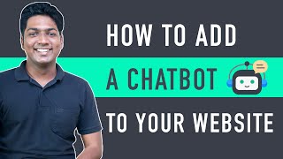 How to Add A Chatbot to Your Website [upl. by Vyky]