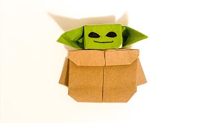 Origami Baby Yoda [upl. by Remot]