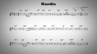 Nardis  Play along  Bb instruments [upl. by Quillan]