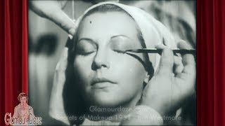 1950s Makeup  Vintage Tutorial by Ern Westmore 1951 [upl. by Marcellus]