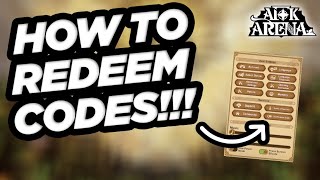 How To Redeem Codes in AFK Arena PLUS NEW CODE [upl. by Torrey]