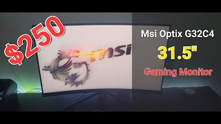 MSI Optix G32C4 Gaming Monitor Review [upl. by Salkcin12]