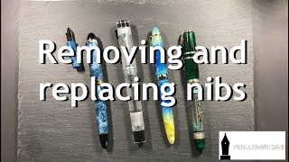 Removing and replacing nibs [upl. by Cullin]