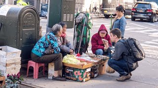 White Guy Surprises People in NYC Chinatown with Perfect Chinese [upl. by Marilla925]