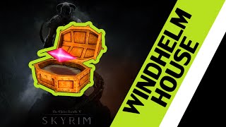 Skyrim  Windhelm House of Clan Shattershield Stone of Barenziah Location [upl. by Eidna]