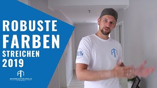 Robuste Farben  Treppenhaus streichen  Tipps vom Wandprofi 2019 [upl. by Irneh894]