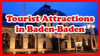 5 Top Rated Tourist Attractions in BadenBaden  Germany Travel Guide [upl. by Shaikh]