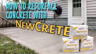 Resurface Your Concrete Driveway [upl. by Ylsel]