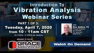 Webinar VOD  An Introduction to Vibration Analysis  Part 13 [upl. by Ayo]