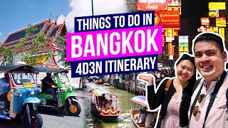 Things to do in Bangkok  4D3N Itinerary  Thailand [upl. by Tonie679]