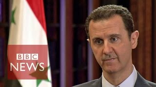 Syria conflict BBC exclusive interview with President Bashar alAssad FULL [upl. by Enneirda]