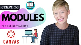 Creating Modules in Canvas LMS [upl. by Rodriguez]