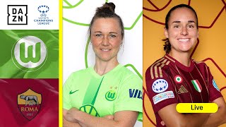 VfL Wolfsburg  AS Roma  UEFA Womens Champions League Spieltag 5 Ganzes Spiel [upl. by Ahsinrad]