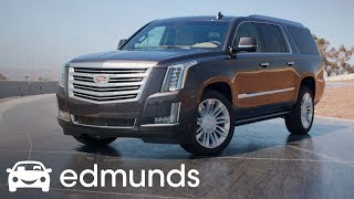 Does the 2018 Cadillac Escalade ESV Still Impress  Review  Edmunds [upl. by Haley]