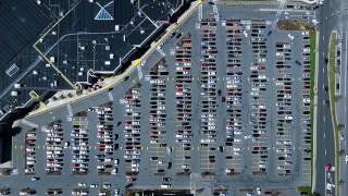 Busy Parking Lot  Aerial TimeLapse [upl. by Anneuq]