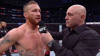 UFC 268 Justin Gaethje Octagon Interview [upl. by Mcgill]