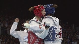 Hwang Kyung Seon KOR Wins Taekwondo 67kg Gold  London 2012 Olympics [upl. by Tohcnarf]