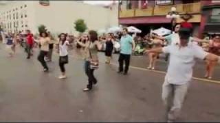 Dancing Zorbas in street [upl. by Ethben65]