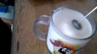 Aerolatte Review Frothing Cold Milk In Under 1 Minute [upl. by Nicolis]