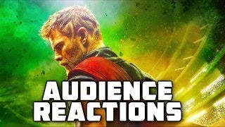 Thor Ragnarok SPOILERS REPOST Audience Reactions  November 2 2017 [upl. by Aicelav]