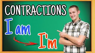 CONTRACCIONES DEL VERBO TO BE EN INGLES  POSITIVAS Y NEGATIVAS [upl. by Mahmud160]