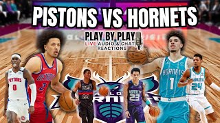 Hornets vs Pistons NBA Basketball [upl. by Aiyt709]