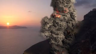 Santorini  The Thera Cataclysm [upl. by Aletse]