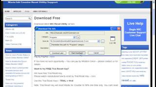 Epson wic reset download [upl. by Philips]