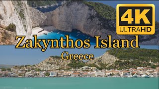 Zakynthos Island Greece 75 min in 4K [upl. by Dahij]