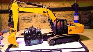 RC ADVENTURES  112th Scale 4200xl Excavator  Hydraulic Pump ESC Upgrade  Radio Controlled [upl. by Brottman]