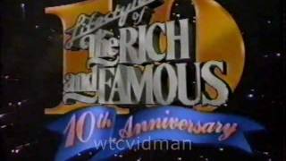 WCBS 1993 Lifestyles of The Rich and Famous 10th Anniversary Commercial [upl. by Aidul818]