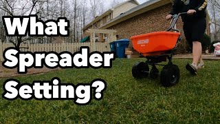 Fertilizer Spreader Settings Step by Step Details [upl. by Kreiner521]