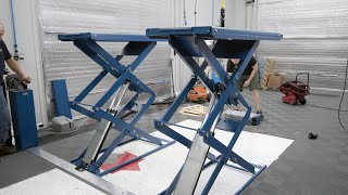 Nussbaum Jumbo HF 7 Scissor Lift Installation [upl. by Erena819]