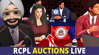 RCPL 2024 AUCTION IN REAL CRICKET 24 RC24  SINGHGAMINGWORLD [upl. by Macdonell]